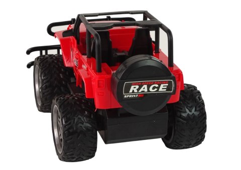 Auto Terenowe Jeep Cross- Country R/C 1:16 Czerwony Auto Terenowe Jeep Cross- Country R/C 1:16 Czerwony