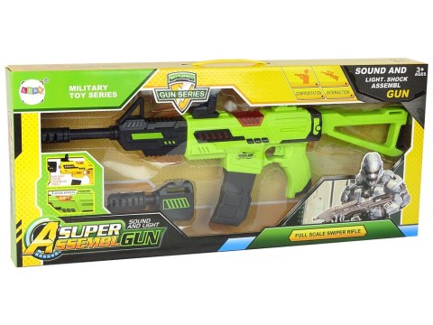 Karabin Pistolet Różne Warianty Dźwięk Melodie Światła Zielony Karabin Pistolet Różne Warianty Dźwięk Melodie Światła Zielony
