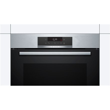 Bosch Piekarnik HBA171BS1S 71 L, Typ piekarnika Wielofunkcyjny, Stal nierdzewna, Szerokość 60 cm, Piroliza, Grillowanie, LED Bosch Piekarnik HBA171BS1S 71 L, Typ piekarnika Wielofunkcyjny, Stal nierdzewna, Szerokość 60 cm, Piroliza, Grillowanie, LED