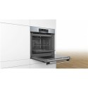 Bosch Piekarnik HBA171BS1S 71 L, Typ piekarnika Wielofunkcyjny, Stal nierdzewna, Szerokość 60 cm, Piroliza, Grillowanie, LED