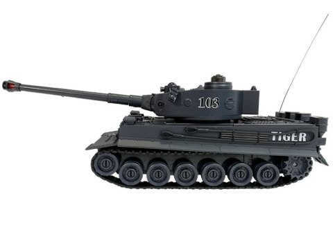 Czołg R/C 1:28 Zdalnie Sterowany Czarny z Bunkrem Czołg R/C 1:28 Zdalnie Sterowany Czarny z Bunkrem