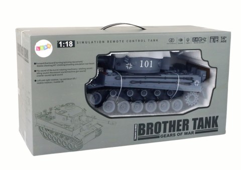 Czołg RC Zdalnie Sterowany Pojazd Wojskowy 1:18 Tiger 101 Pilot Czołg RC Zdalnie Sterowany Pojazd Wojskowy 1:18 Tiger 101 Pilot