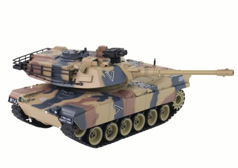 Czołg USA M1A2 RC 1:18 Piaskowy Sterowany Zdalnie Czołg USA M1A2 RC 1:18 Piaskowy Sterowany Zdalnie
