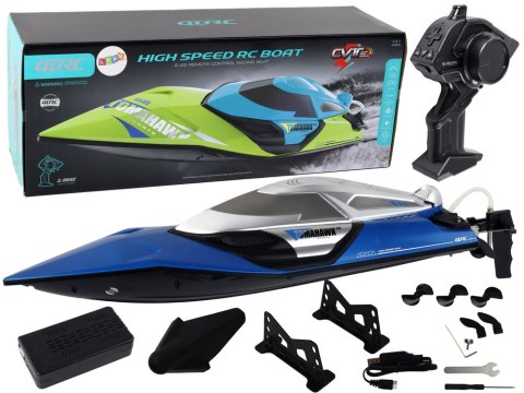 Motorówka R/C 2,4G Światła 30 km/h Niebieska Motorówka R/C 2,4G Światła 30 km/h Niebieska