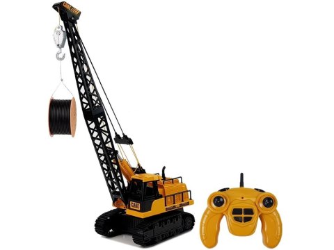 Ogromny Dźwig Żuraw Zdalnie Sterowany Koła Gąsiennicowe 1:24 2,4 Ghz Dźwięk Ogromny Dźwig Żuraw Zdalnie Sterowany Koła Gąsiennicowe 1:24 2,4 Ghz Dźwięk