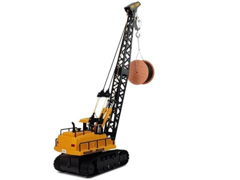 Ogromny Dźwig Żuraw Zdalnie Sterowany Koła Gąsiennicowe 1:24 2,4 Ghz Dźwięk Ogromny Dźwig Żuraw Zdalnie Sterowany Koła Gąsiennicowe 1:24 2,4 Ghz Dźwięk