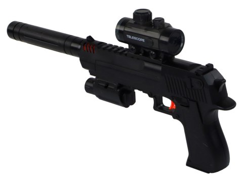 Pistolet Elektryczny na Kulki Wodne Zestaw Czarny 20 metrów Pistolet Elektryczny na Kulki Wodne Zestaw Czarny 20 metrów