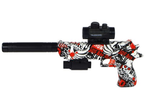 Pistolet Elektryczny na Kulki Wodne Zestaw Kolorowy 20 metrów Pistolet Elektryczny na Kulki Wodne Zestaw Kolorowy 20 metrów