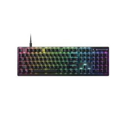 Razer Deathstalker V2, klawiatura gamingowa, oświetlenie LED RGB, RU, czarna, przewodowa, liniowy przełącznik optyczny