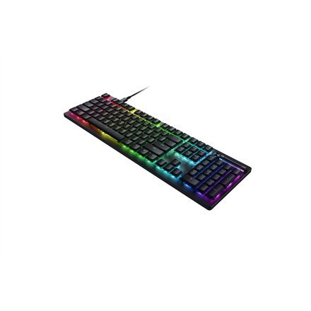 Razer Deathstalker V2, klawiatura gamingowa, oświetlenie LED RGB, RU, czarna, przewodowa, liniowy przełącznik optyczny Razer Deathstalker V2, klawiatura gamingowa, oświetlenie LED RGB, RU, czarna, przewodowa, liniowy przełącznik optyczny