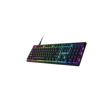 Razer Deathstalker V2, klawiatura gamingowa, oświetlenie LED RGB, RU, czarna, przewodowa, liniowy przełącznik optyczny Razer Deathstalker V2, klawiatura gamingowa, oświetlenie LED RGB, RU, czarna, przewodowa, liniowy przełącznik optyczny