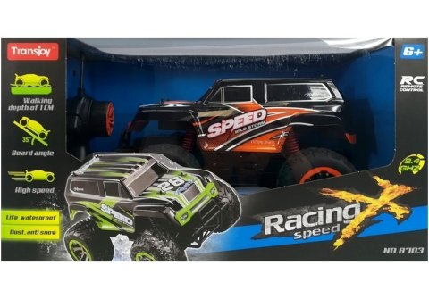 Terenowy Jeep Auto 1:18 R/C Pomarańczowe Terenowy Jeep Auto 1:18 R/C Pomarańczowe