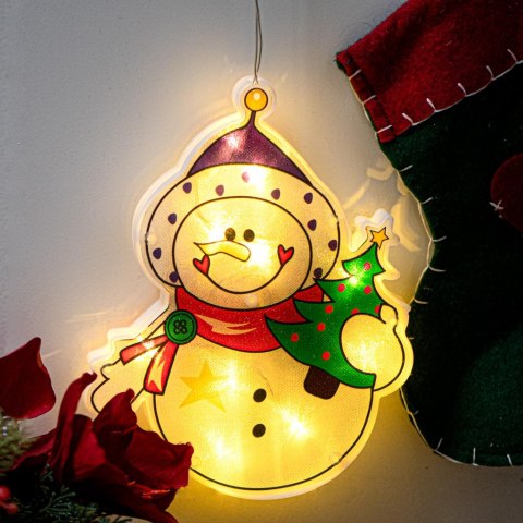 Lampki LED wisząca ozdoba dekoracja świąteczna bałwan Lampki LED wisząca ozdoba dekoracja świąteczna bałwan