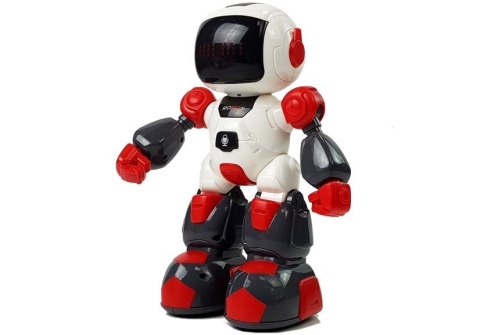 Robot Zdalnie Sterowany Zegarkiem na Podczerwień Dźwięk Światła Nagrywanie Czerwony Robot Zdalnie Sterowany Zegarkiem na Podczerwień Dźwięk Światła Nagrywanie Czerwony