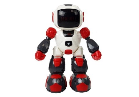 Robot Zdalnie Sterowany Zegarkiem na Podczerwień Dźwięk Światła Nagrywanie Czerwony Robot Zdalnie Sterowany Zegarkiem na Podczerwień Dźwięk Światła Nagrywanie Czerwony