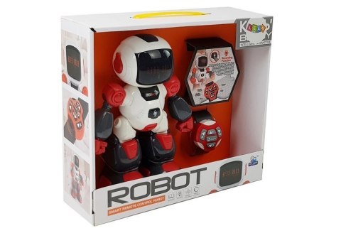 Robot Zdalnie Sterowany Zegarkiem na Podczerwień Dźwięk Światła Nagrywanie Czerwony Robot Zdalnie Sterowany Zegarkiem na Podczerwień Dźwięk Światła Nagrywanie Czerwony