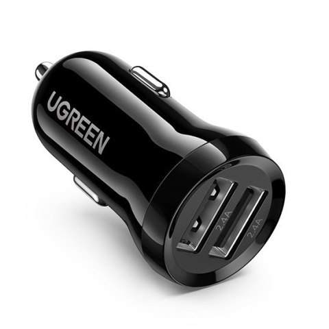 Ładowarka samochodowa 2x USB 24W 4.8A czarny Ładowarka samochodowa 2x USB 24W 4.8A czarny