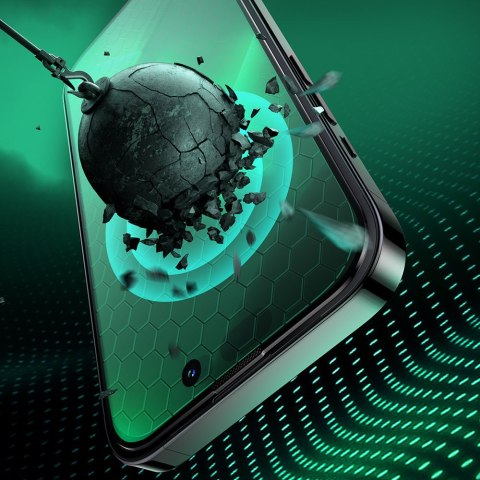 Zielone szkło hartowane do iPhone 14 Plus z filtrem Anti Blue Light na cały ekran Knight Zielone szkło hartowane do iPhone 14 Plus z filtrem Anti Blue Light na cały ekran Knight
