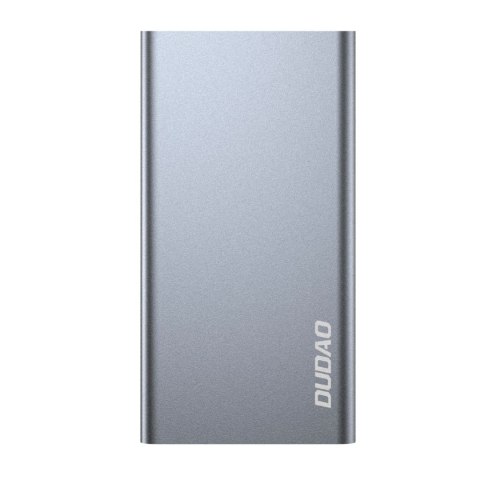 Powerbank 10000mAh metalowy ze wskaźnikiem poziomu naładowania srebrny Powerbank 10000mAh metalowy ze wskaźnikiem poziomu naładowania srebrny