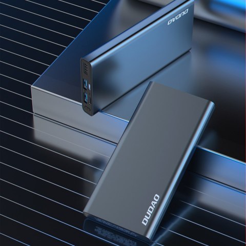 Powerbank 10000mAh metalowy ze wskaźnikiem poziomu naładowania srebrny Powerbank 10000mAh metalowy ze wskaźnikiem poziomu naładowania srebrny