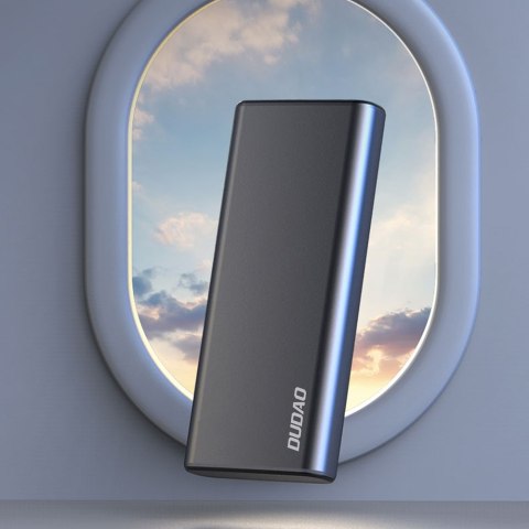 Powerbank 10000mAh metalowy ze wskaźnikiem poziomu naładowania srebrny Powerbank 10000mAh metalowy ze wskaźnikiem poziomu naładowania srebrny