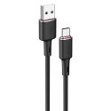Kabel przewód USB - USB-C 3A 1.2m czarny