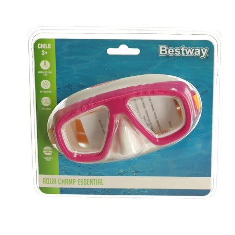 BESTWAY 22011 Okulary maska do pływania nurkowania różowe 3+ BESTWAY 22011 Okulary maska do pływania nurkowania różowe 3+