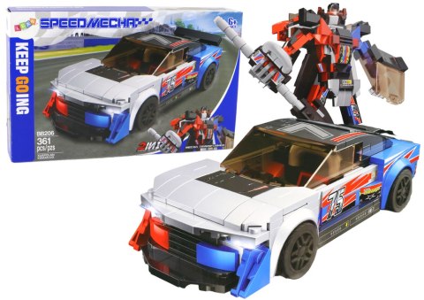 Klocki Konstrukcyjne Pojazd Auto Sportowe Robot Xuefolan Kemailuo 361 ele. Klocki Konstrukcyjne Pojazd Auto Sportowe Robot Xuefolan Kemailuo 361 ele.