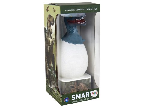 Lampka Jajko Dinozaur LED Micro USB Niebieski T-Rex Lampka Jajko Dinozaur LED Micro USB Niebieski T-Rex