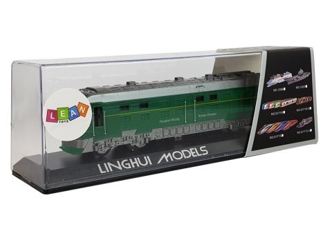 Pociąg Lokomotywa Pendolino z Napędem Otwierane Drzwi Światła i Dźwięk Zielony Pociąg Lokomotywa Pendolino z Napędem Otwierane Drzwi Światła i Dźwięk Zielony