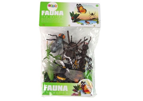 Zestaw 6 Figurek Owadów Owady Pająk Pszczoła Zestaw 6 Figurek Owadów Owady Pająk Pszczoła