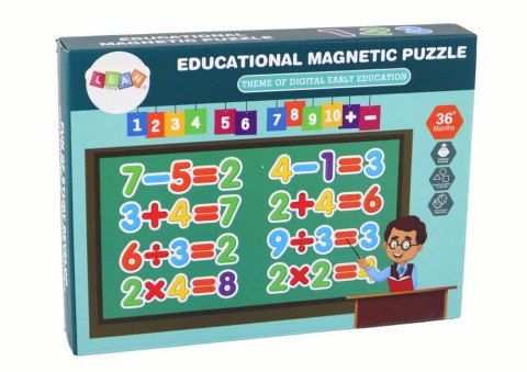 Zestaw Edukacyjnych Puzzli Magnetycznych Z Cyferkami Zestaw Edukacyjnych Puzzli Magnetycznych Z Cyferkami