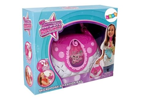 Przenośne Karaoke w Torebce Różowe Mikrofon USB Przenośne Karaoke w Torebce Różowe Mikrofon USB