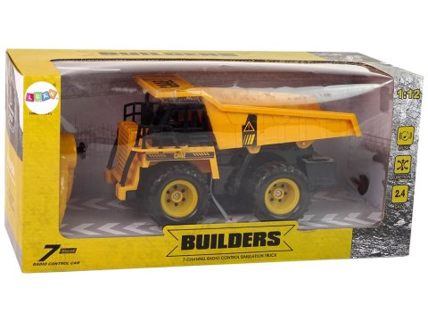 Wywrotka Budowa 2.4G R/C Żółta 1:12 Dźwięk Wywrotka Budowa 2.4G R/C Żółta 1:12 Dźwięk