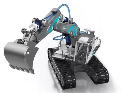 Zestaw 6w1 Maszyny Koparka Gąsiennicowa Hydrauliczna Konstrukcja DIY Zestaw 6w1 Maszyny Koparka Gąsiennicowa Hydrauliczna Konstrukcja DIY