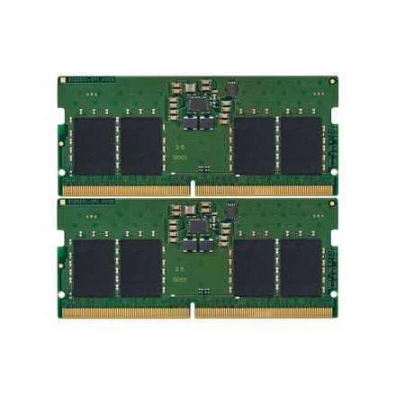 Kingston KVR52S42BS6K2-16 16 zestaw (8GBx2) GB, DDR5, 5200 MHz, notebook, numer rejestracyjny, nr ECC, 2x8 GB Kingston KVR52S42BS6K2-16 16 zestaw (8GBx2) GB, DDR5, 5200 MHz, notebook, numer rejestracyjny, nr ECC, 2x8 GB