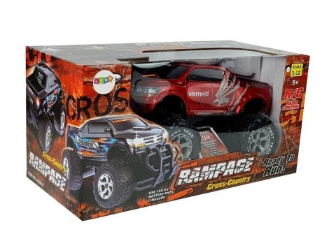 Ogromny Jeep Rampage R/C Czerwony MONSTER TRUCK Ogromny Jeep Rampage R/C Czerwony MONSTER TRUCK