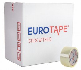 Taśma Pakowa EUROTAPE Transparent Akryl 48/60y - 36 szt.