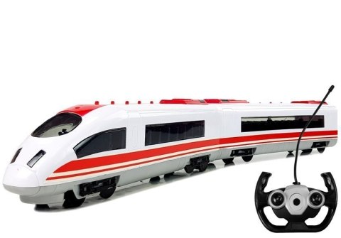 Pociąg Kolejka Zdalnie Sterowany 65 cm Światła R/C Biały Pociąg Kolejka Zdalnie Sterowany 65 cm Światła R/C Biały