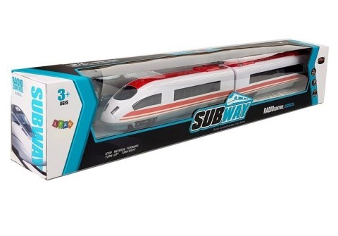 Pociąg Kolejka Zdalnie Sterowany 65 cm Światła R/C Biały Pociąg Kolejka Zdalnie Sterowany 65 cm Światła R/C Biały