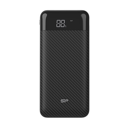 Silicon Power Power Bank GS28 Li-Polymer, Black, 20000 mAh, Micro USB, Type-C, 11 hours, USB Type-A (x2) Silicon Power Power Bank GS28 Li-Polymer, Black, 20000 mAh, Micro USB, Type-C, 11 hours, USB Type-A (x2)