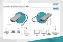 Uniwersalna stacja dokująca Digitus USB-C, 8-portowa stacja dokująca USB-C, 2xUSB3.0, 1xRJ45, 2xHDMI, 1xPD, 1xMicro SD, 1xSD