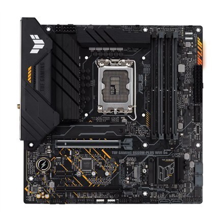 Asus TUF GAMING B660M-PLUS WIFI D4 Rodzina procesorów Intel Gniazdo procesora LGA1700 DDR4 DIMM Gniazda pamięci 4 Obsługiwane in Asus TUF GAMING B660M-PLUS WIFI D4 Rodzina procesorów Intel Gniazdo procesora LGA1700 DDR4 DIMM Gniazda pamięci 4 Obsługiwane in