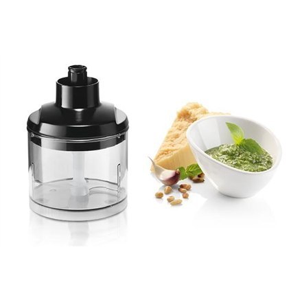 Blender Bosch MaxoMixx MS8CM6190 Blender ręczny 1000 W Liczba prędkości 12 Tryb Turbo Kruszenie lodu Czarny/Stal nierdzewna