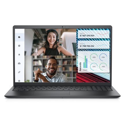 Dell Vostro 15 3520 Czarny 15,6 " WVA FHD z powłoką przeciwodblaskową Intel Core i3 i3-1215U 8 GB DDR4 SSD 512 GB Intel UHD Grap