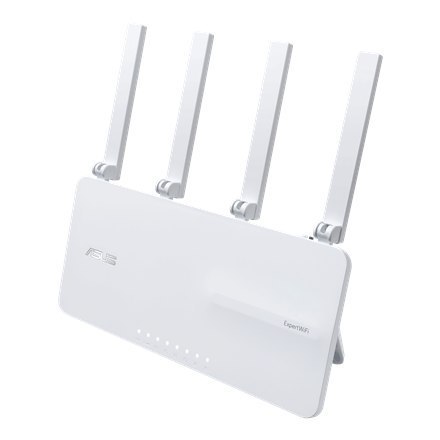 Dwuzakresowy router Asus WiFi 6 AX3000 (PROMO) EBR63 802.11ax 2402 Mbit/s 10/100/1000 Mbit/s Ethernet LAN (RJ-45) Porty 4 Obsług Dwuzakresowy router Asus WiFi 6 AX3000 (PROMO) EBR63 802.11ax 2402 Mbit/s 10/100/1000 Mbit/s Ethernet LAN (RJ-45) Porty 4 Obsług