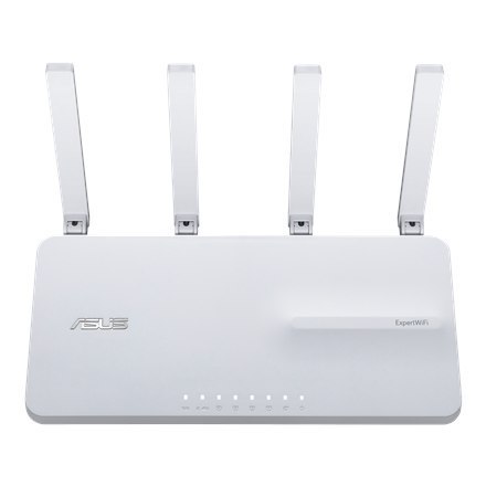 Dwuzakresowy router Asus WiFi 6 AX3000 (PROMO) EBR63 802.11ax 2402 Mbit/s 10/100/1000 Mbit/s Ethernet LAN (RJ-45) Porty 4 Obsług Dwuzakresowy router Asus WiFi 6 AX3000 (PROMO) EBR63 802.11ax 2402 Mbit/s 10/100/1000 Mbit/s Ethernet LAN (RJ-45) Porty 4 Obsług