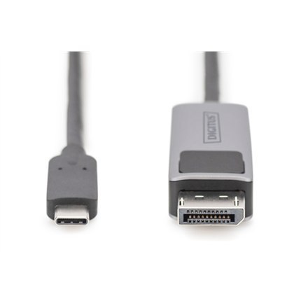 Kabel dwukierunkowego adaptera Digitus DB-300334-020-S Display Port USB-C Kabel dwukierunkowego adaptera Digitus DB-300334-020-S Display Port USB-C