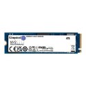 Kingston SSD NV2 4000 GB SSD Format M.2 2280 SSD Interfejs PCIe 4.0 x4 NVMe Prędkość zapisu 2800 MB/s Prędkość odczytu 3500 MB/s