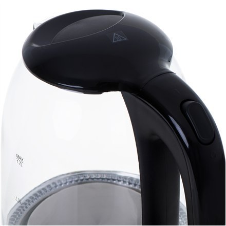 Mesko Czajnik MS 1302b Elektryczny 2200 W 1,7 L Szklana podstawa obrotowa 360° Czarny Mesko Czajnik MS 1302b Elektryczny 2200 W 1,7 L Szklana podstawa obrotowa 360° Czarny